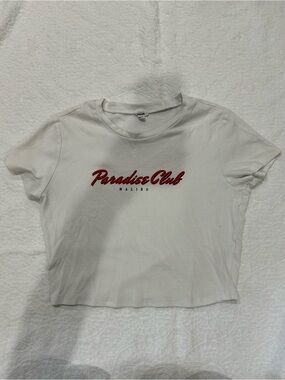 Garage Graphic Crop Top